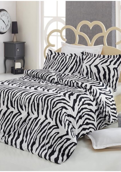 Zebra Pamuk Saten Çift Kişilik Nevresim Takımı modelleri