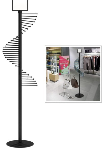 Yüksek Kalite Eşarp Standı Şal Standı Aksesuar Standı ( 34 Şal Asılabilir ) fırsatları