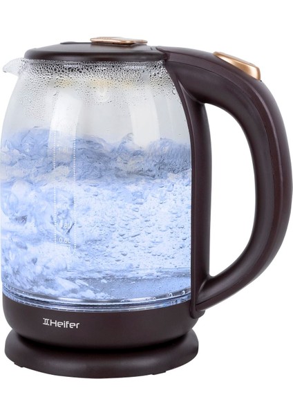 Mavi Işıklı 2000W Cam Su Isıtıcı, Şık ve Kullanışlı Tasarım modelleri