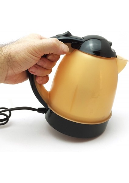 12V Oto Su Isıtıcı Kettle ve Çaycı, Sarı Renkli, Pratik ve Taşınabilir modelleri