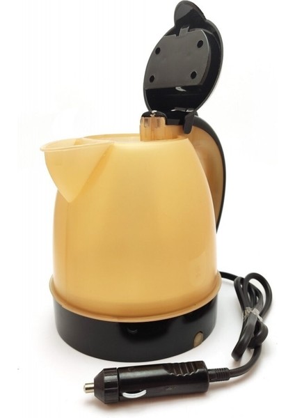 12V Oto Su Isıtıcı Kettle ve Çaycı, Sarı Renkli, Pratik ve Taşınabilir indirimleri