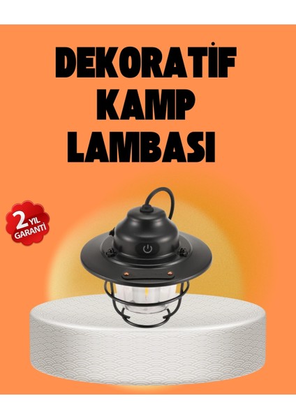 Çam Kozalağı Şekilli Retro Kamp Gece Lambası