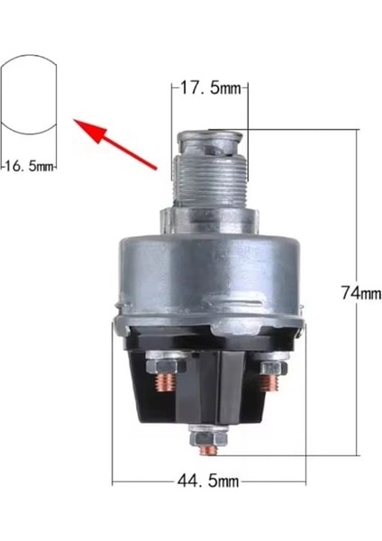 MR-195M-1 Kontak Ateşleme Marş Anahtarı 4 Pozisyon 4p On-Off indirimleri