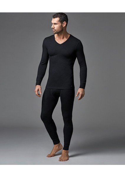 Erkek Termal T-Shirt Siyah E010911310