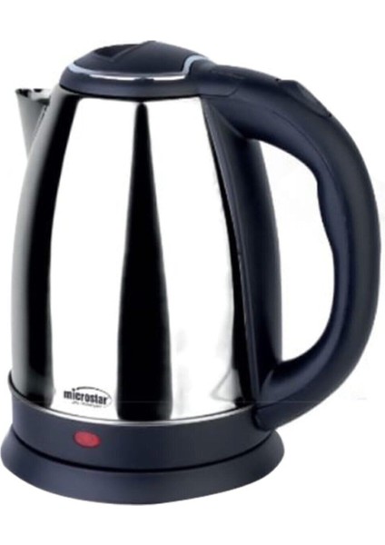 Gümüş Renkli Elektrikli Su Isıtıcı Kettle, Hızlı ve Pratik Kullanım