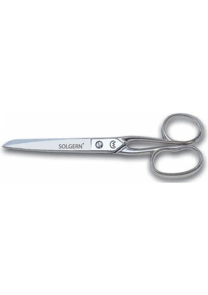 Solgern A122-8 Ev ve Saya Makası No: 8 Inç / 20,32CM - Nikel Kaplama
