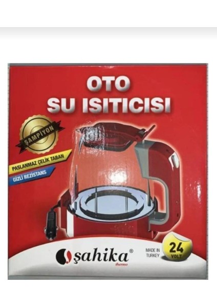 Kırmızı 24V Oto Su Isıtıcı, 750ML Kapasite, Pratik ve Kullanışlı Araç Aksesuarı modelleri