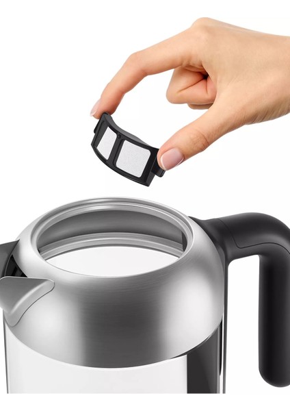 Renkli 1.7l Cam Su Isıtıcı, Şık ve Kullanışlı Elektrikli Ev Aleti