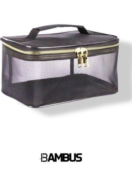 Siyah Makyaj ve Kozmetik Çantası, Düzenleyici ve Taşıma Kolaylığı Sağlayan Ürün indirimleri