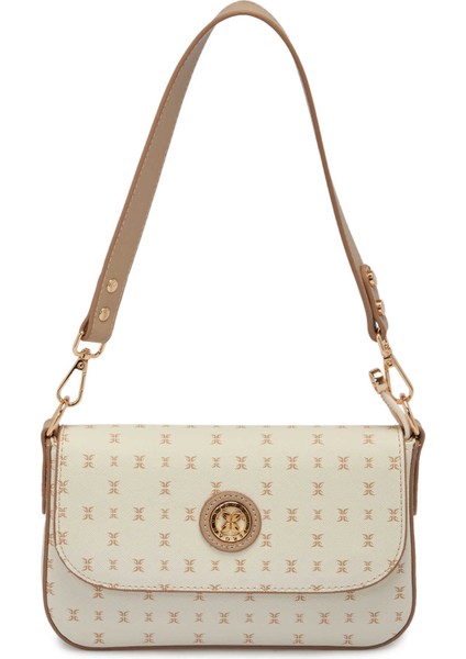 Bej Print Kadın Omuz Çantası - S1WPR0000800-U4A