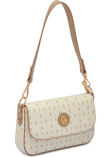 Bej Print Kadın Omuz Çantası - S1WPR0000800-U4A fiyatları