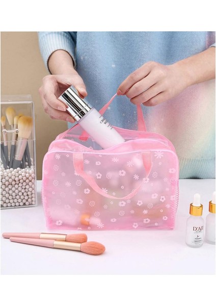 5'li Çok Renkli Su Geçirmez Kişisel Bakım ve Makyaj Çantası indirimleri