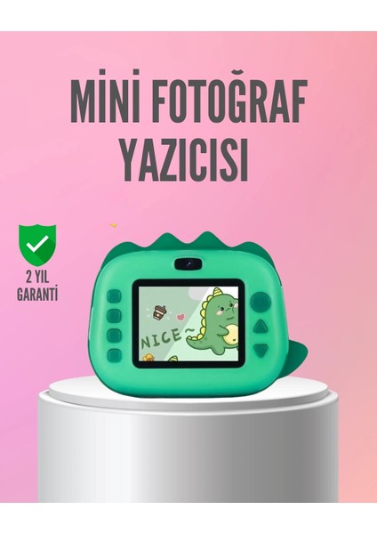 Anında Baskı Özellikli GCH62 Çift Lensli Dijital Kamera