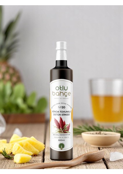 Doğal Fermantasyon Kinoa Tohumu Sirkesi 500ML(NATURAL Fermentation Quinoa Seed Vinegar)