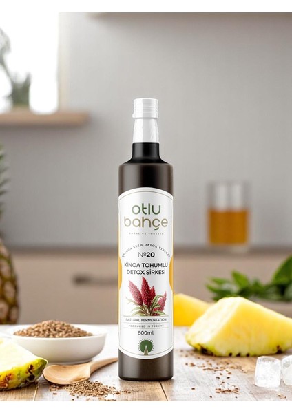 Doğal Fermantasyon Kinoa Tohumu Sirkesi 500ML(NATURAL Fermentation Quinoa Seed Vinegar) fırsatları