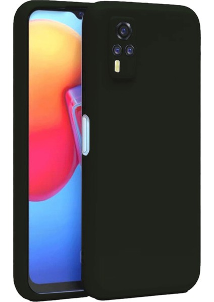 Bfs Vivo Y53S Kılıf Nano Içi Kadife Silikon - Siyah modelleri