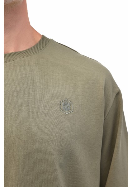 MB SN75 C Neck Sw 5pr Haki Erkek Sweatshirt fırsatları