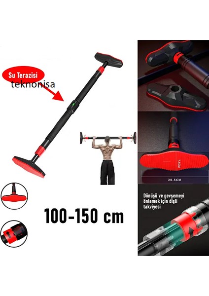 95-125 cm Koridor Kapı Barfiks Demiri Barfix Aleti Çubuğu Çekme Barı Demiri Bar 150 Kilo fiyatları