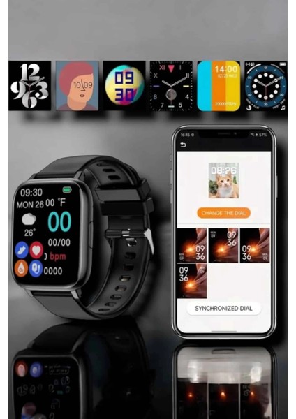 Suya Dayanıklı Bluetooth Akıllı Saat Gps, Adımsayar, Nabız & Sağlık Takibi modelleri
