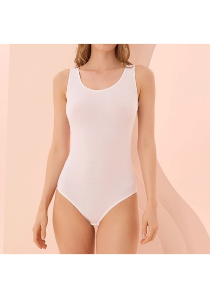 Bayan Kalın Askılı Çıtçıtlı Body 4059