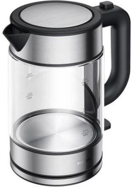 Şık Siyah Elektrikli Cam Çaydanlık, Pratik ve Estetik Tasarım fiyatları