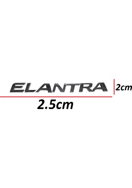 Hyundaı Yazı Elantra 11-19 Arka (Elantra Yazısı)