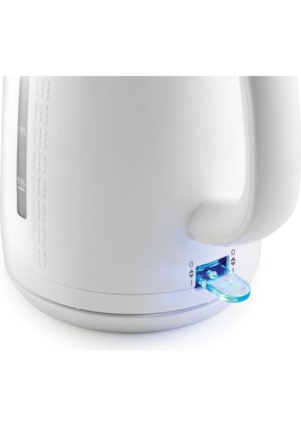 2200 W Beyaz Kettle, 1-2 L, 220-240 V, Garantili, Dayanıklı Plastik, Hızlı Isıtıcı modelleri