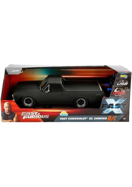 8429 1:16 Fast & Furious 1967 Chevrolet El Camino USB Şarjlı Uzaktan Kumandalı Araba