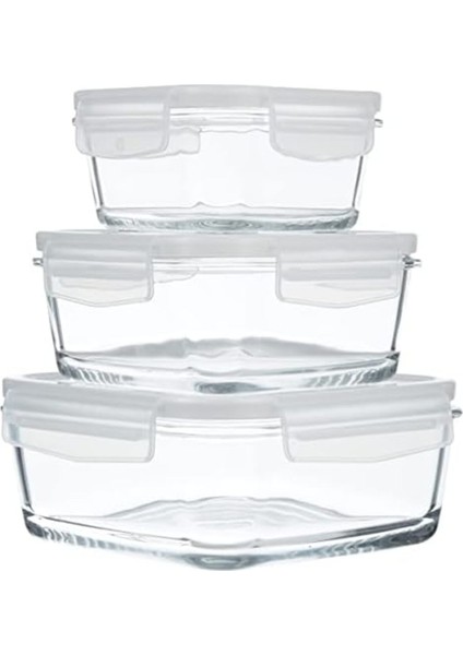 Buymxx Fresco 3'lü Saklama Kabı Seti, Cam, 1150 cc Desiny 1082424 fiyatları