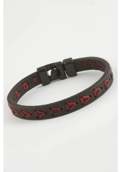 Üçgen Ipli Kaliteli Suni Deri Bileklik