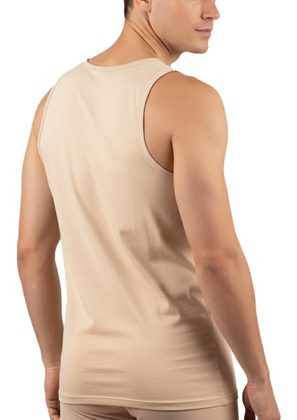 Erkek Ten Pamuklu Modal Askılı Atlet 290