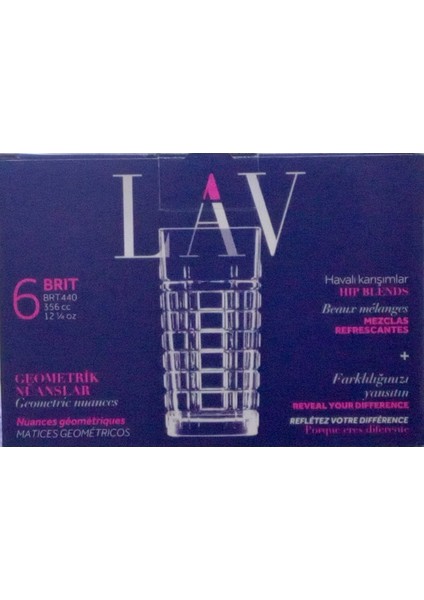 ---Brıt 440 Meşrubat---Su Bardağı 6"lı Şık ve Kaliteli modelleri