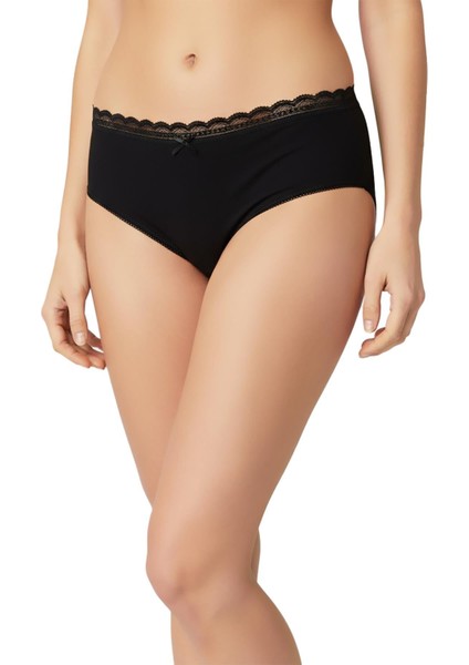 Kadın Dantelli Siyah Külot 649 modelleri