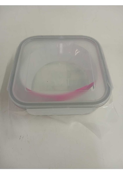 Feyzade Fresco Cam Kilitli Saklama Kabı 1 Adet 1150CC Kare (FRS-249)