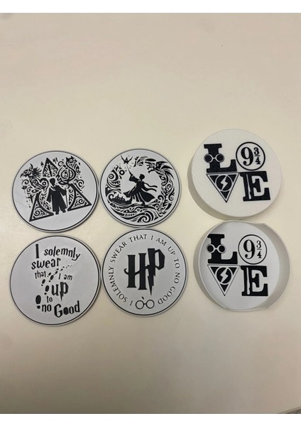Harry Potter Figürlü Bardak Altlığı Kutulu
