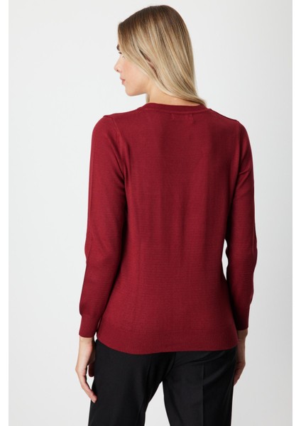 65357 Onteks V Yaka Hırka Görünümlü Kazak fırsatları