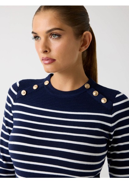 Helen Kadın Çok Renkli Yün Karışımlı Triko W5BR36Z0422-S7Z6 modelleri