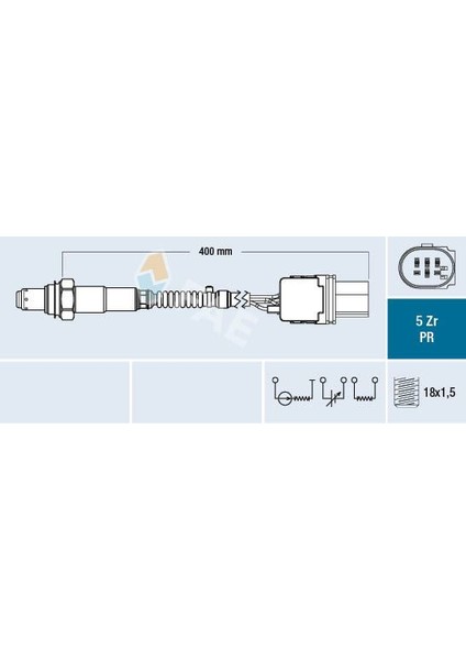 Oksıjen Sensoru Kat. Oncesı Renault Master Iıı 10> Trafıc Iıı 16> Fluence 13> Nissan Qashqaı I 11> 1.6dci 2.3 Dci