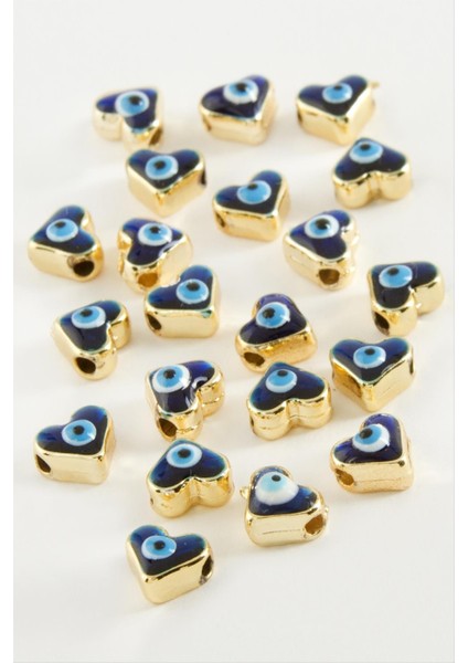 Msa-Shop Kalp Mineli Bileklik ve Kolye Ucu Aparatı 1 Adet-Lacivert fiyatları