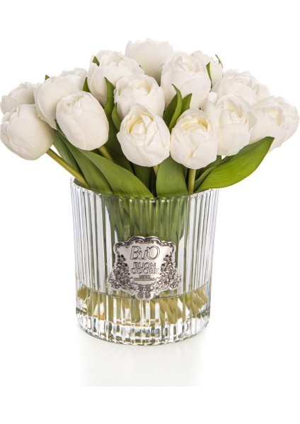 Petita Lale Sılver Beyaz