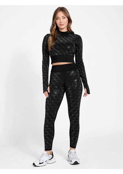 Mock Kadın Siyah Top W5BP48K7182-JBLK