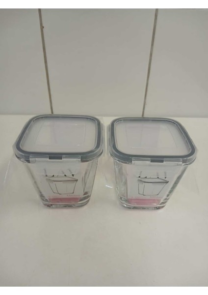 Feyzade Fresco Cam Kilitli Saklama Kabı 2'li Set 700CC FRS-228 modelleri