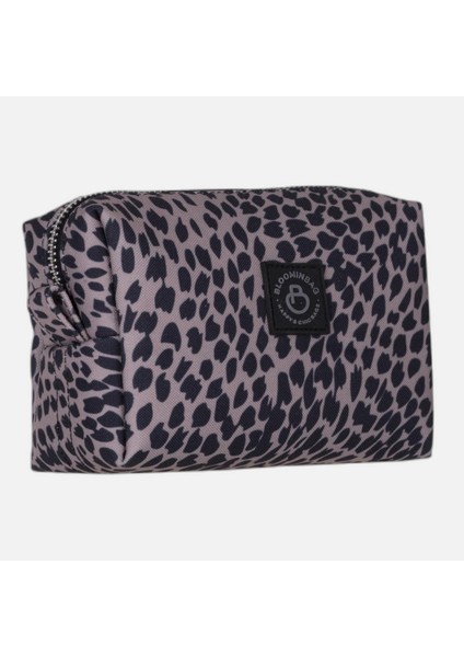 Şık Siyah Makyaj Çantası ve Kompakt Kozmetik Organizer