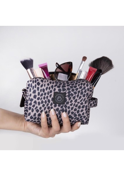 Şık Siyah Makyaj Çantası ve Kompakt Kozmetik Organizer fiyatları