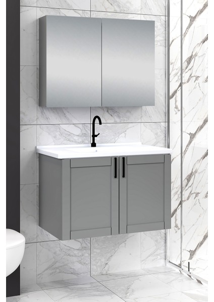 80 cm Riva Banyo Dolabı