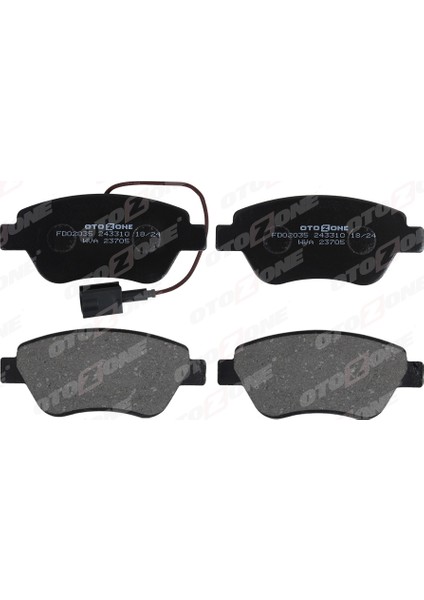 Ön Balata Doblo-Albea-Lınea-Stılo-Fıorıno 1.3mjtd-Bıpper-Nemo 1.4 Hdı Fişli