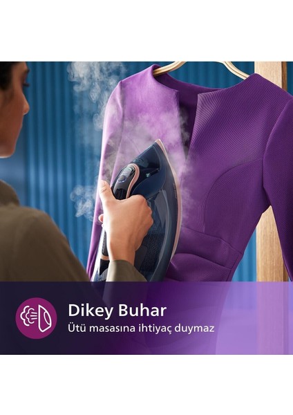 Azur Buharlı Ütü 8000 Serisi, 260G Turbo Şok Buhar, 3000 W-Sıfır Yanık Riski fırsatları