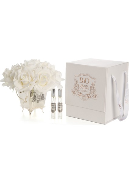 Silver Kare Beyaz 10 Gül modelleri