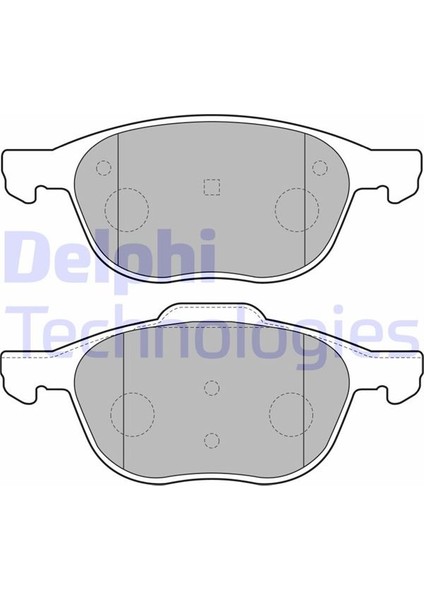 Ön Balata Focus 04>18 Cmax 07>19 Kuga I -Iı 08>14 Volvo V40 19> C30 06>12 S70 08>13S40 04>12 V50 04>12 Mazda 3 03>09 5 05>09