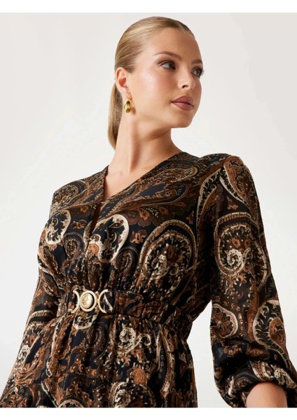 Clarisse Kadın Çok Renkli Elbise W5BK53W2770-P1WT fırsatları